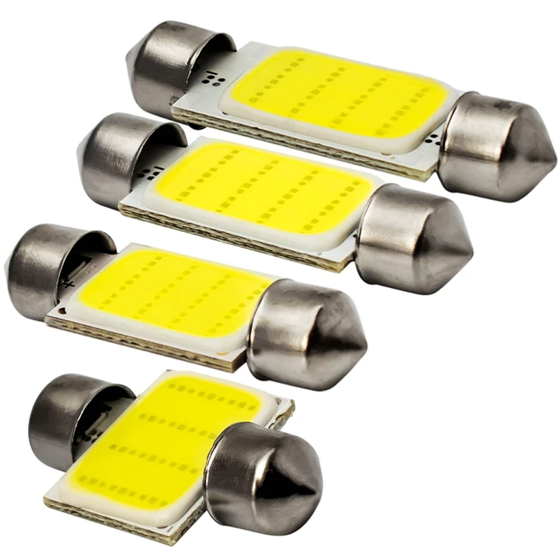 Светодиодный фонарь Festoon C5W 1 шт. 12 в пост. Тока 31 мм 36 39 41 светодиодный светильник COB