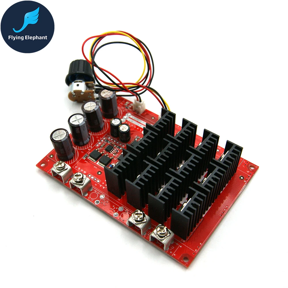 DC 10 50V PWM контроллер скорости двигателя постоянного тока 3000w (макс.) Переключатель