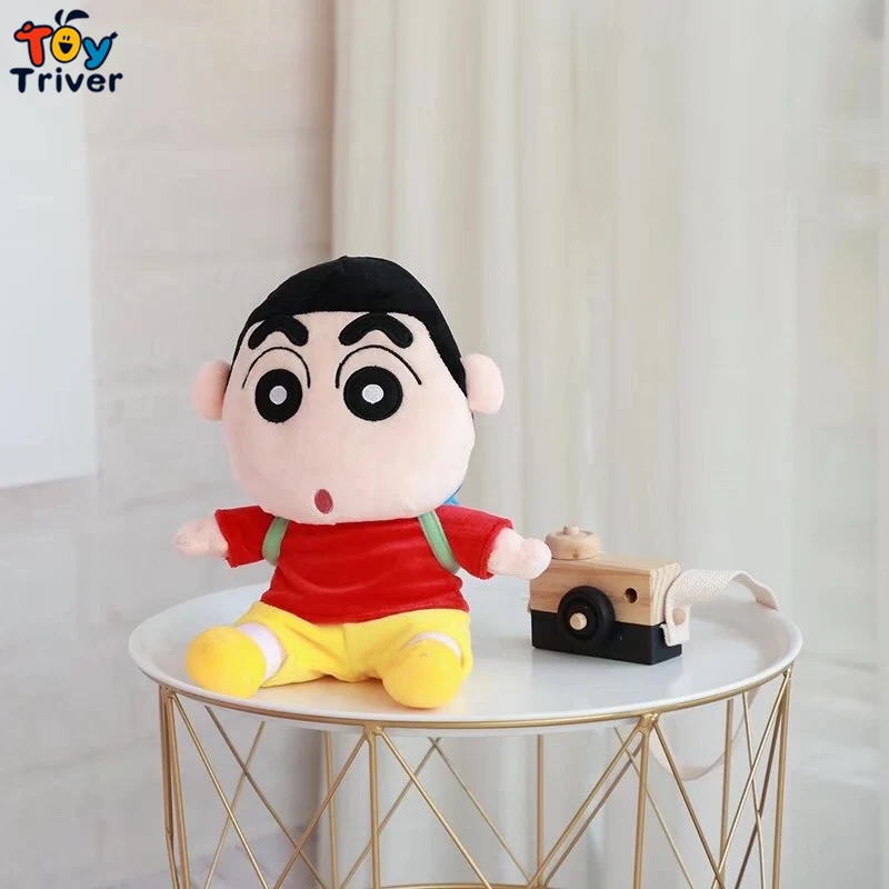 red Японское аниме Shin-Chan Crayon Shin Chan плюшевая игрушка Triver Мягкая кукла для детей подарок на день рождения домашний магазин Декор Детский подарок - Цвет: red