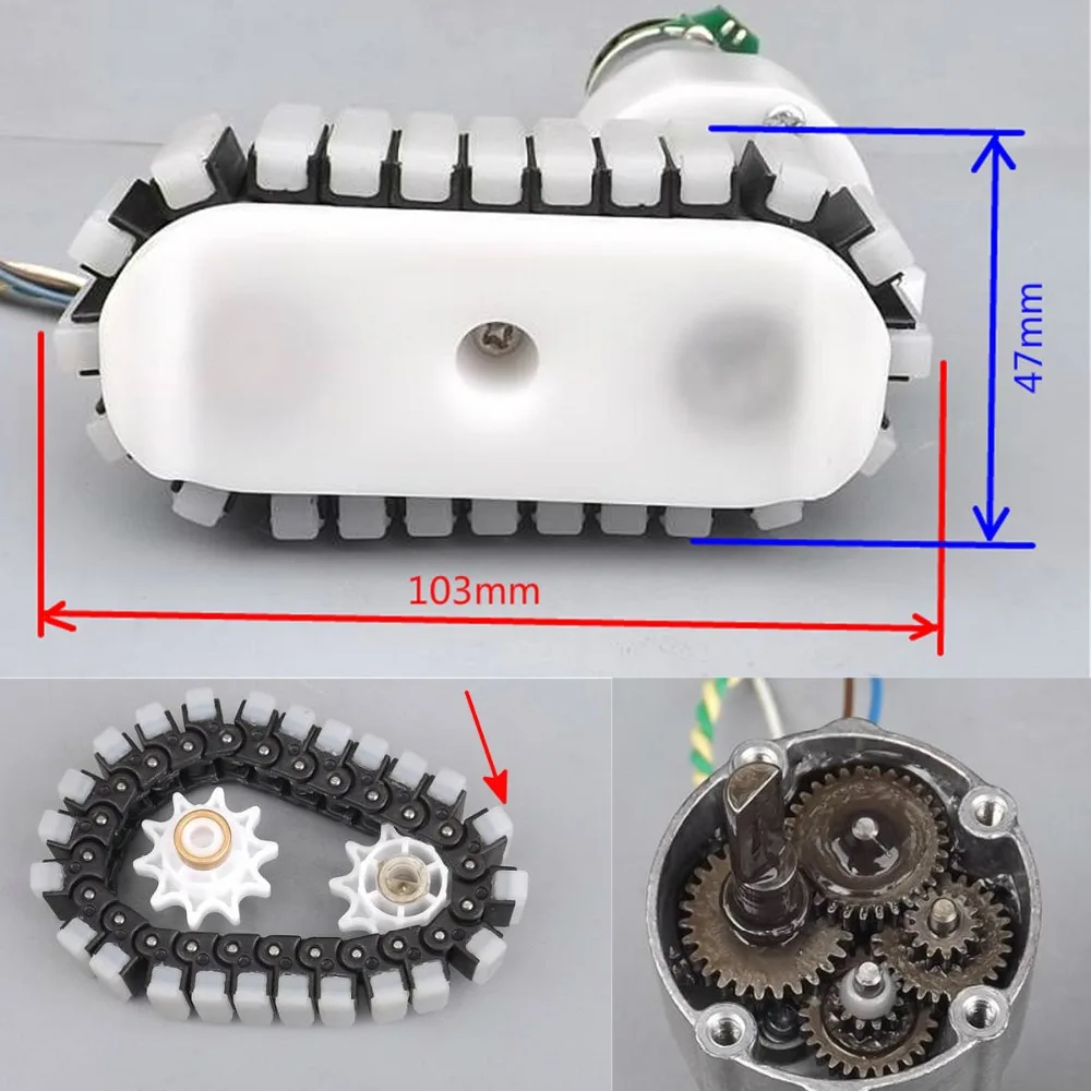 Робот робот с зубчатым двигателем 12 В|track tank|diy rcmotor rc |