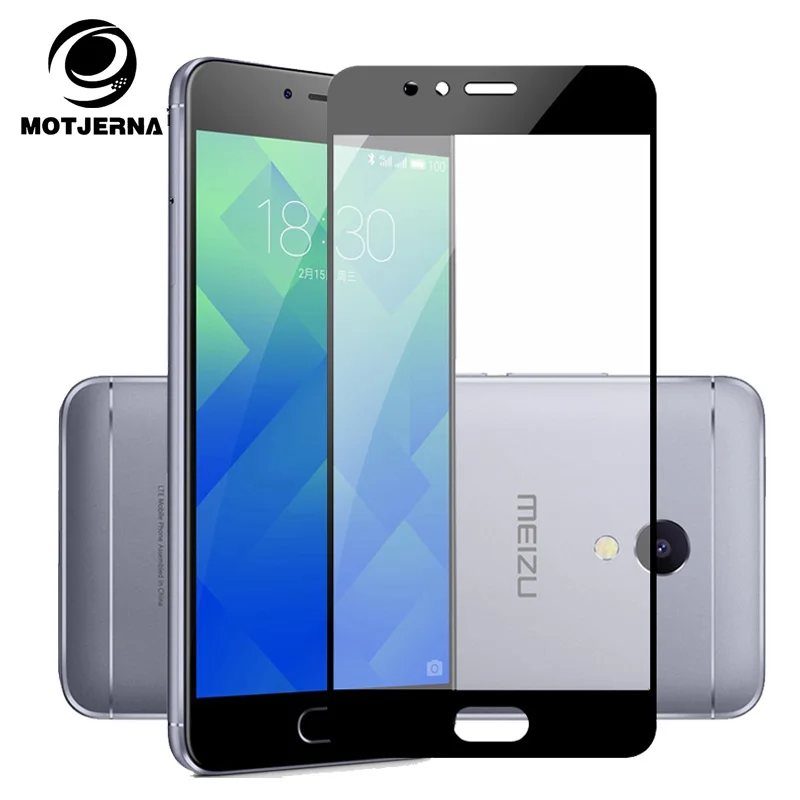 

Motjerna Full Cover Tempered Glass For Meizu 15 M3 M3S M5 Note M5S M5C M5 M6 Pro 7 Plus Pro 6 Screen Protector Protective Film
