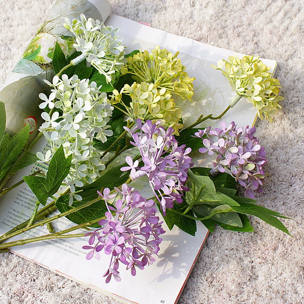 1 шт. искусственный сиреневый шар растение для домашнего сада цветок свадебное