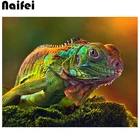 Полный круговойквадратный 5D DIY алмазная живопись хамелеон, ящерицы, алмазная Вышивка крестом наборы Стразы с изображением бриллианта, одежда