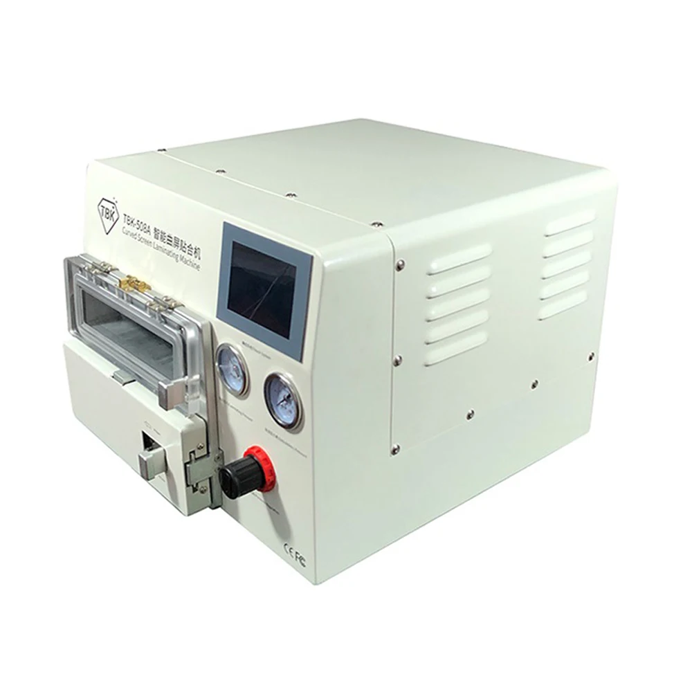 Машина для удаления пузырьков с ЖК экраном и изогнутыми краями ремонта экрана