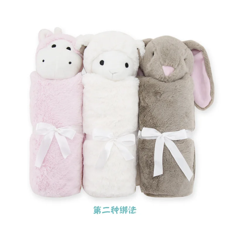 Животное Медведь Овец новорожденного спальный мешок коляска зима кровать