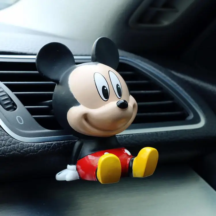 Mickey 1 шт., мультипликационный Микки МИНН, твердый ароматизатор, зажим для автомобиля, кондиционер, на выходе, освежитель воздуха - Название цвета: Mickey