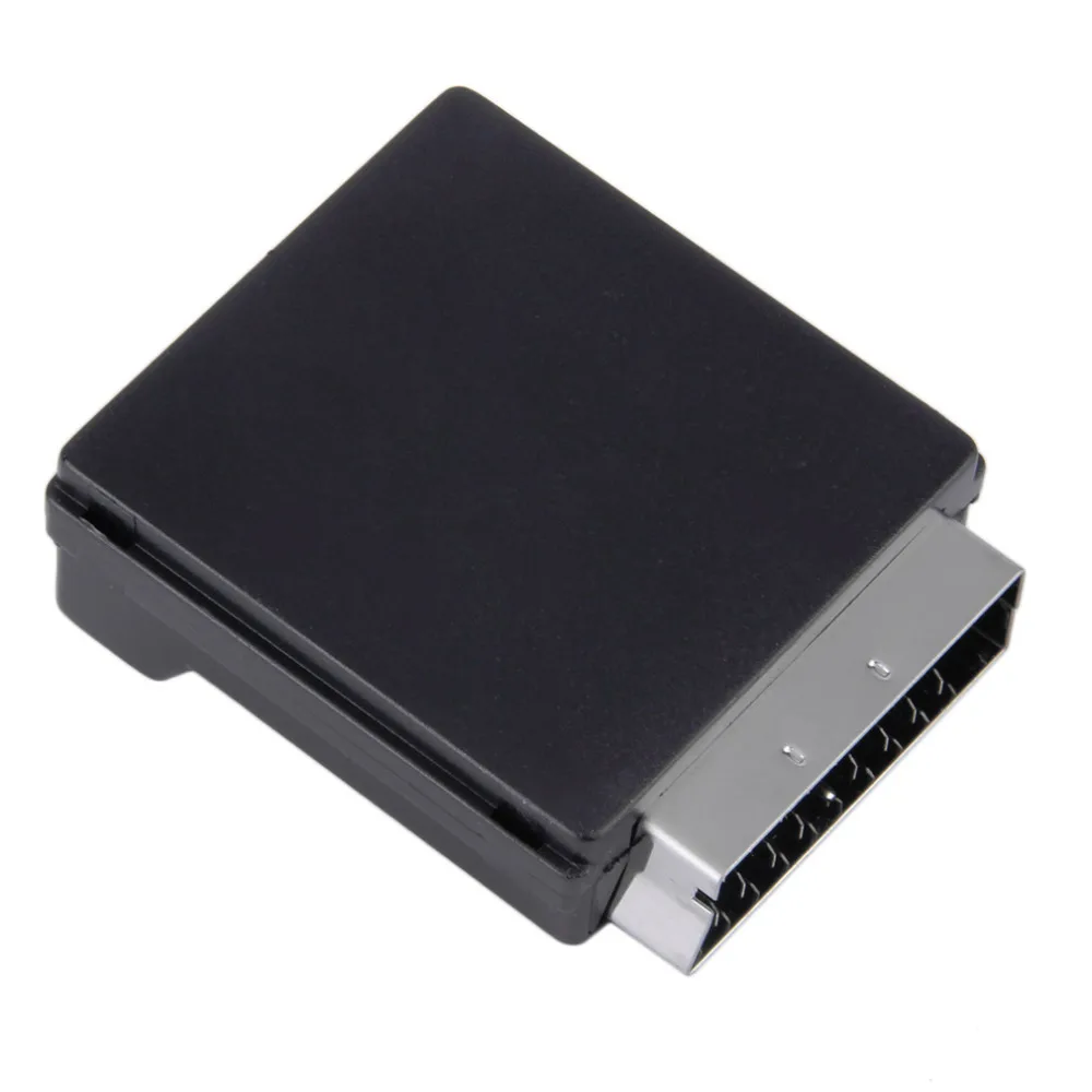 Convector able Scart Male-Female S-Video 3 RCA аудио адаптер Черный scart rca |