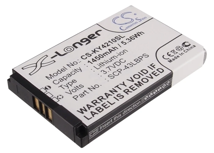 Cameron Sino батарея 1450 мАч 5AAXBT048GEA SCP 43LBPS для Kyocera E4210 E4225 E4255 E4277|Аккумуляторы мобильных