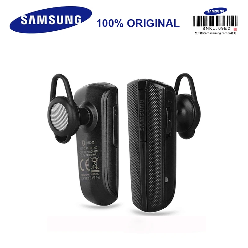 Беспроводные наушники SAMSUNG HM1200 с микрофоном черные деловые вкладыши Bluetooth 3 0