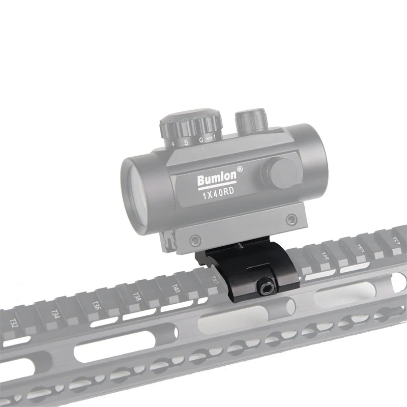 Tactical Low Profile Offset 45 Angle Weaver Picatinny Rail Sight Mount For Flashlight Laser 3 Slots 1.5 inch HT1-0034