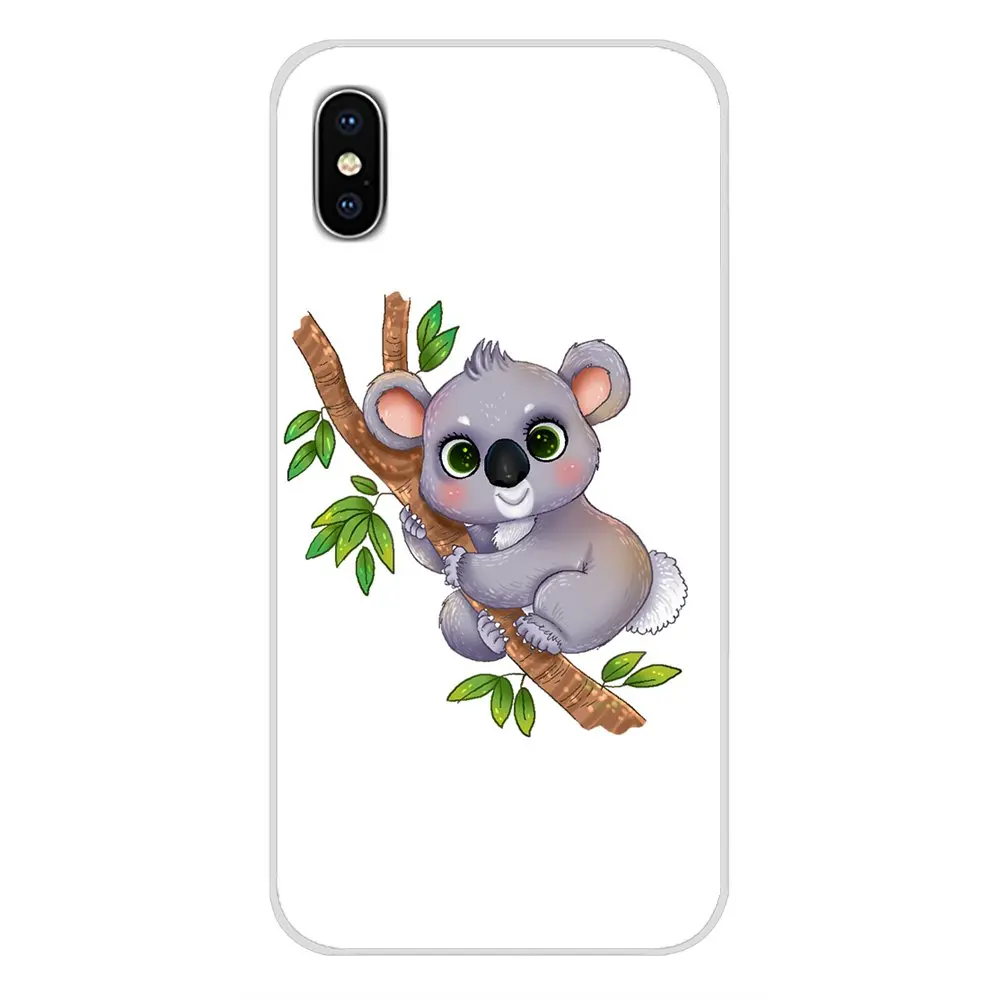 Аксессуары чехлы для телефонов Apple iPhone X XR XS MAX 4 4S 5 5S 5C SE 6 6S 7 8 Plus ipod touch Koala|Бамперы| |