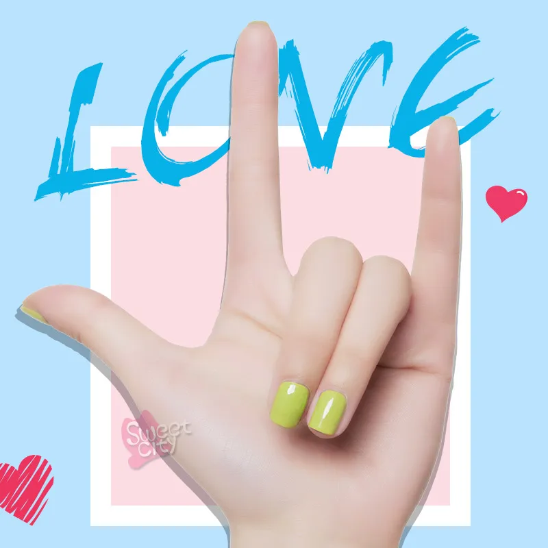Sweet City 2016 NEW 10ml High Quality Glass Green Peelable Gel Nail Polish Long-lasting Soak Off UV LED Beauty Art Tools | Красота и