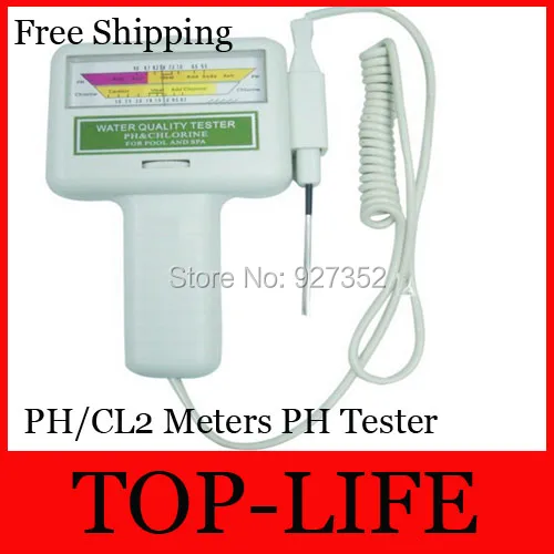 Новая Вода Качество PH/CL2 Хлор Тестер Измеритель Уровня PH для Бассейн Спа