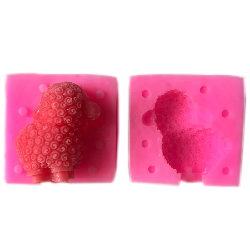 Силиконовые формы для украшения торта 3D в форме милой овцы помадки мыла сделай