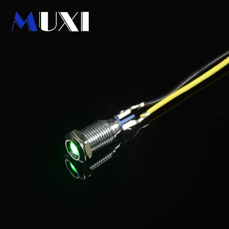 12mm Signal lamp LED Metal Indicator WaterProof light With Red Blue Orange White Green Color 3V 5V 6V 12V 24V 36V 48V 110V 220V |
