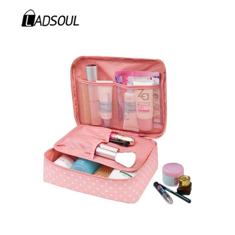 Женская косметичка LADSOUL чехол многофункциональная сумка для хранения макияжа с