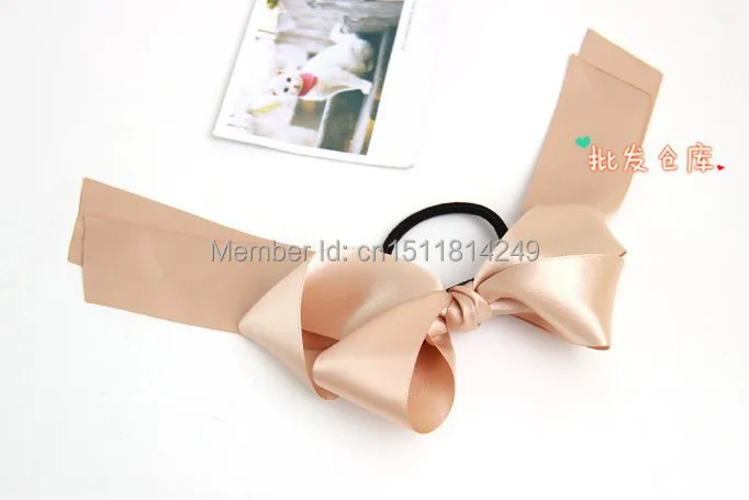 1 шт./лот Бесплатная доставка Новые аксессуары для волос лента бант эластичная