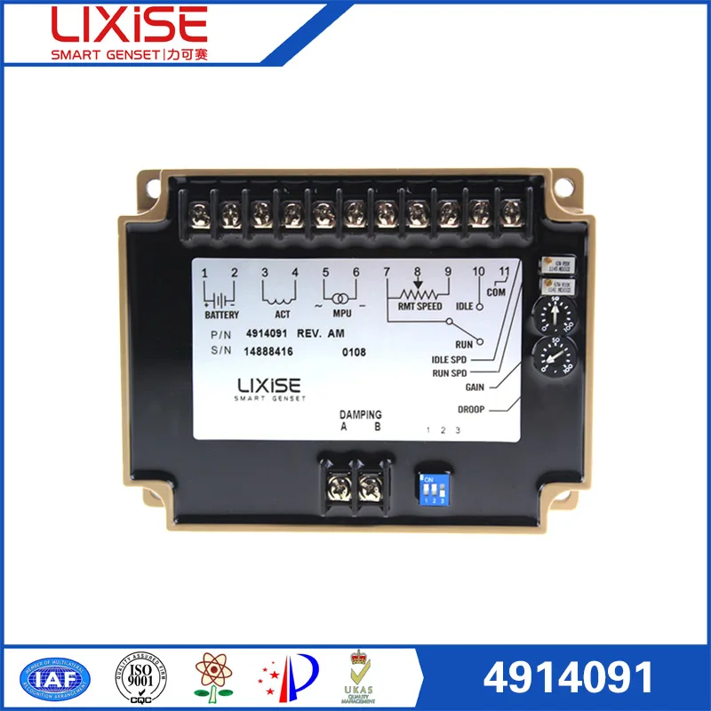 Lixise дизельный генератор двигателя регулятор скорости 4914091|generator speed controller|engine
