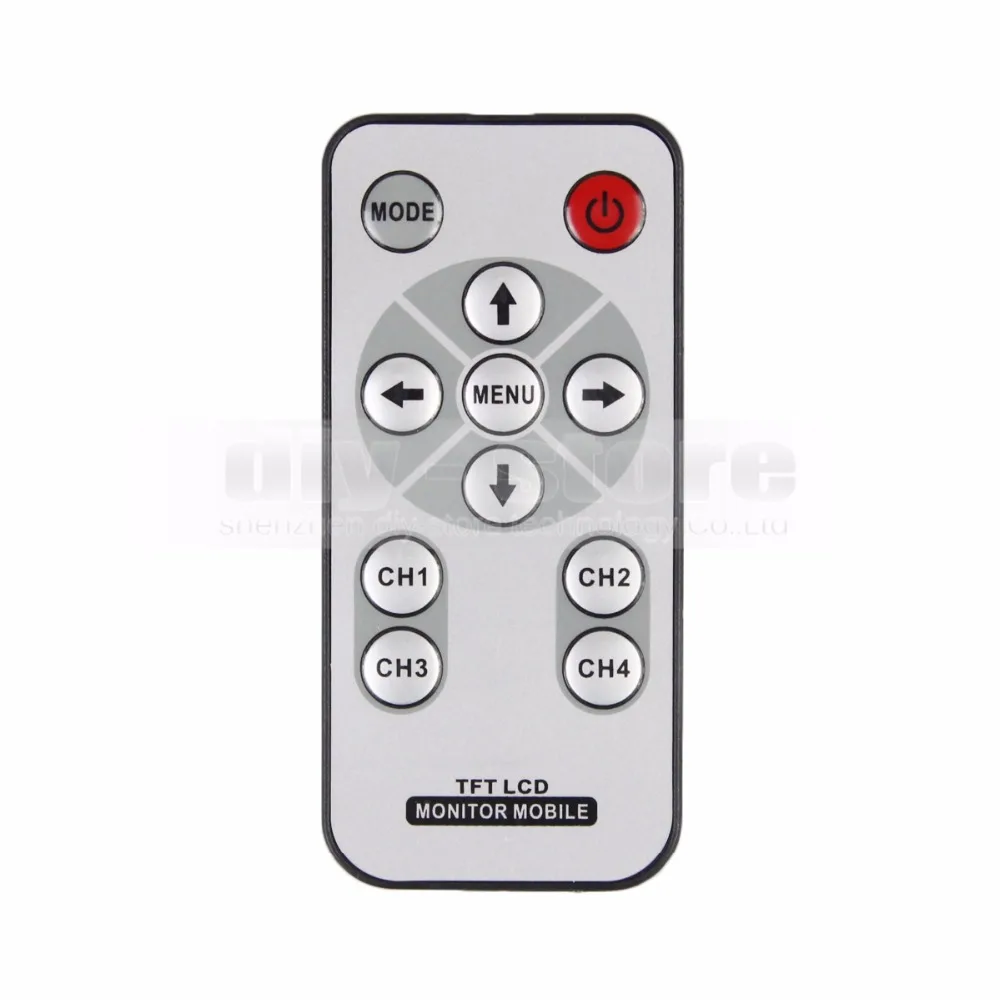 Diykit Высокое качество 7 дюймов 4 Разделение Quad Цвет дисплея видео безопасности