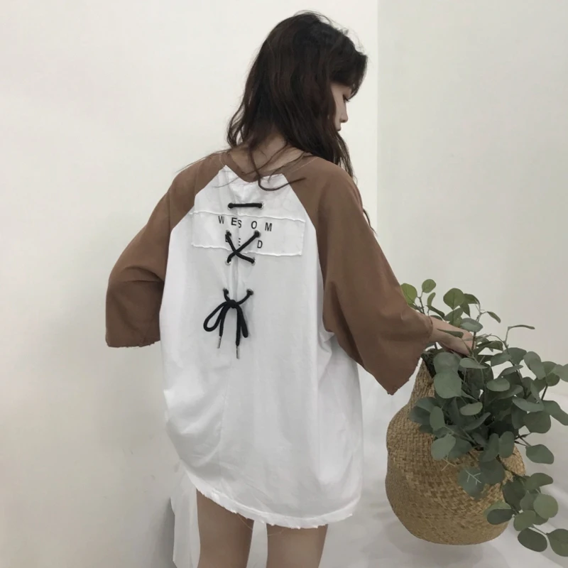 3 цвета Mihoshop Ulzzang Корейская женская модная одежда панк крутая бандажная Высокая