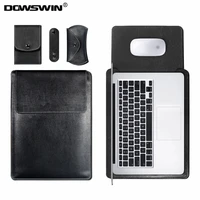 dowswin case for macbook air 13 11 pro 13 15 case for laptop bag sleeve leather notebook bag for macbook pro case waterproof