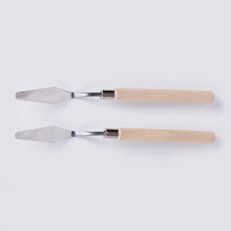 Набор из 2 предметов Студенческая живопись цветная деревянная ручка лопата