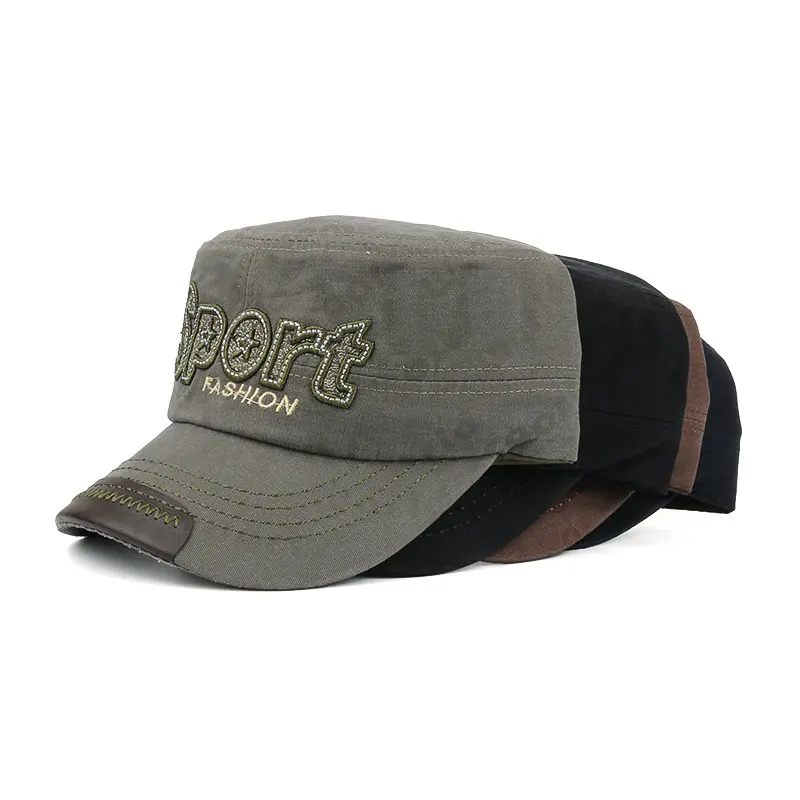 

Joymay Spring Summer New Man Embroidery Baseball cap Adjustable flat cap Fashion Leisure Casual Snapback HAT P005