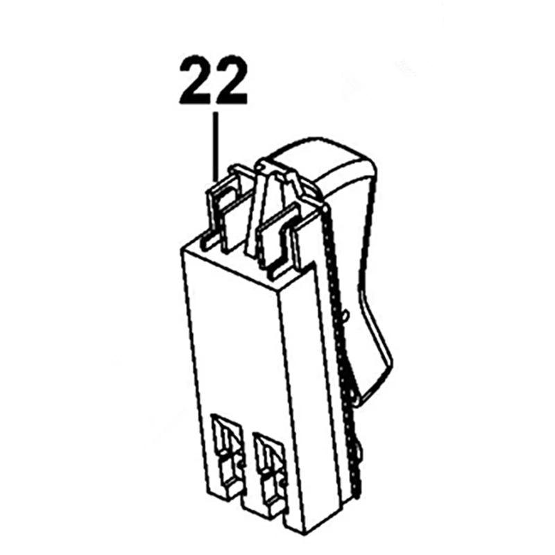 

Switch N062128 496404-00 Replace For Makita D25960 D25941K D25901K D25902K D25961K