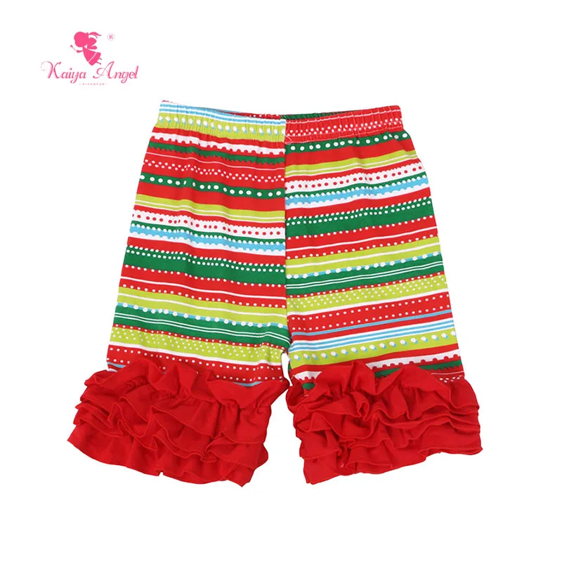 

Kaiya Angel Girls Shorts 2017 Christmas Shorts For Kids Girls Icking Shorts Ruffles Baby Girl Clothing Toddler Clothes