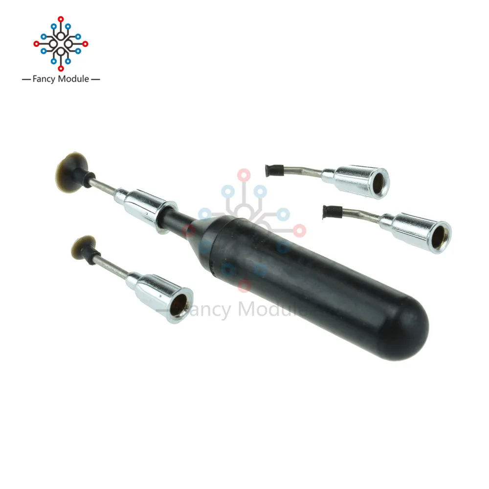 Вакуумная всасывающая ручка SMD IC ручной инструмент 4 всасывающих головки для