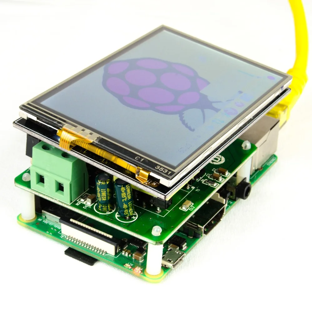 Комплект DSLRKIT Gigabit Raspberry Pi 4 4B 3B + Plus PoE Kit (20W HAT инжектор) Power Over Ethernet IEEE802.3at DC 5V 4A