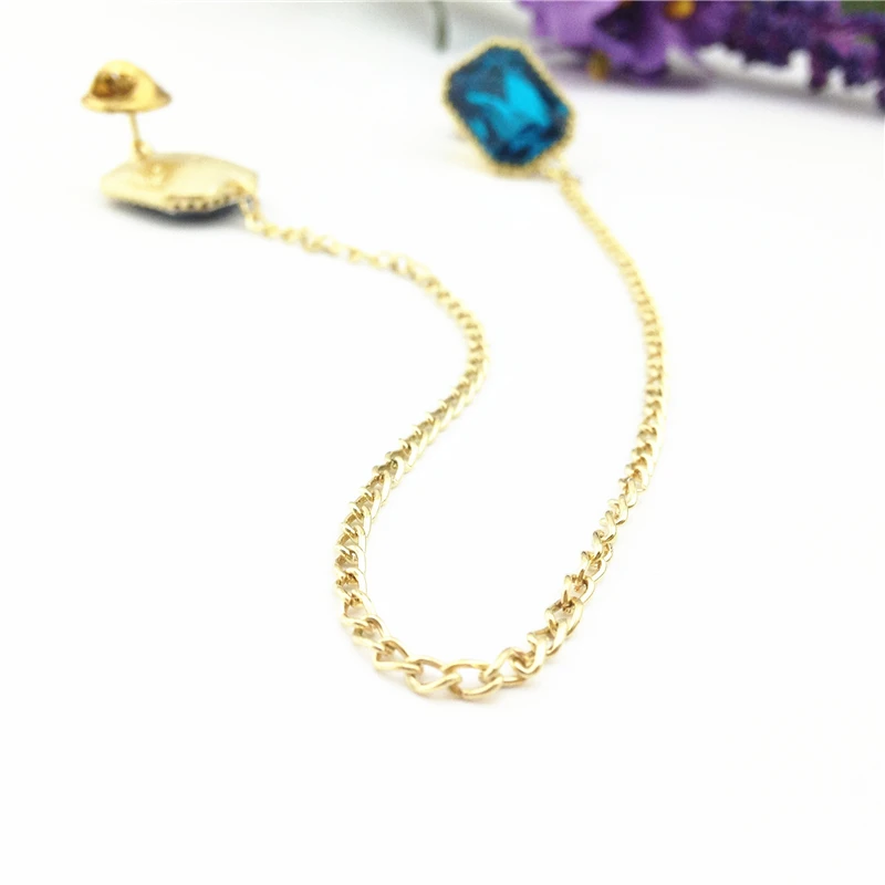 11 торговый фестиваль Новые горячие продажи стразы цепь объемные Броши со