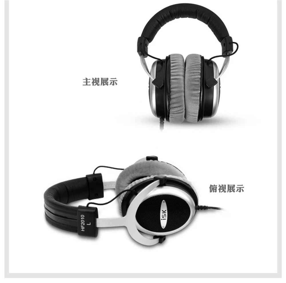 Оригинальные ISK HF-2010 Полуоткрытые мониторные наушники стерео HiFi DJ fone de ouvido профессиональный студийный мониторинг Auriculares