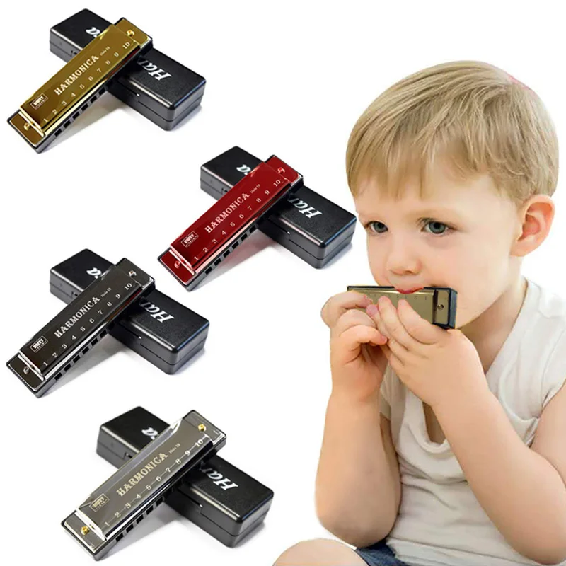

Harmonica Key of C Standard Diatonic 10 Hole Puzzle Musical Instrument Diatonic Harp For Beginner Students Kids Gift