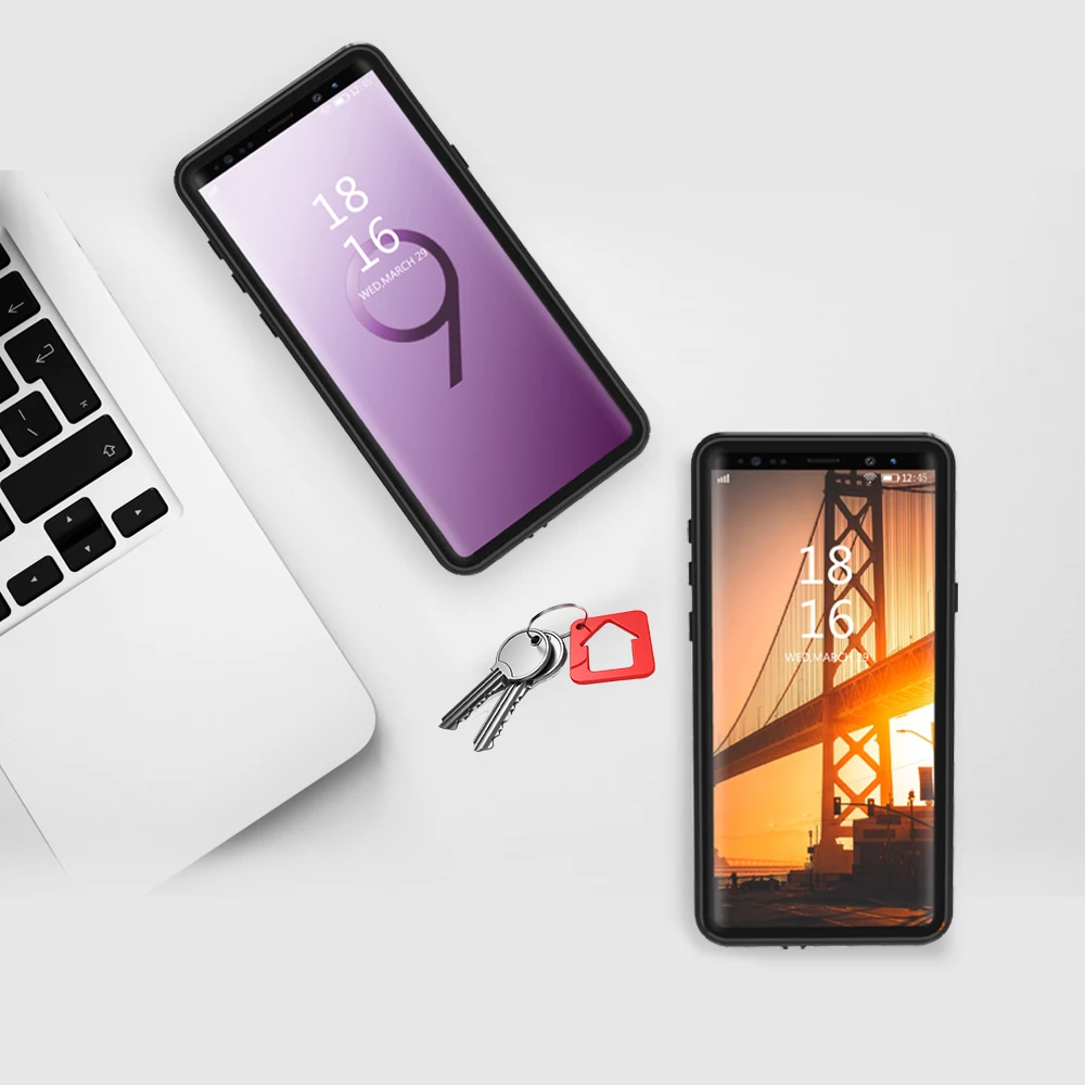 IP68 Экстремальный водонепроницаемый защитный чехол для samsung galaxy S10 S9 Plus Note9 8 герметичный пылезащитный прозрачный защитный чехол для телефона