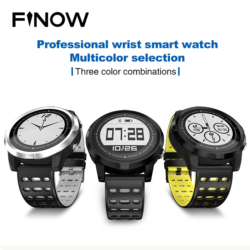 Новые смарт-часы FINOW N105 gps умные часы водонепроницаемые IP68 монитор сердечного