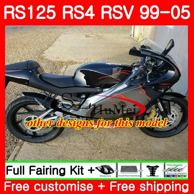 Корпус для Aprilia RS 125 1999 2000 2001 2002 2003 2005 84SH10 RS4 серебристо черный RSV125 RS125 99 00 01 02 03 04 05
