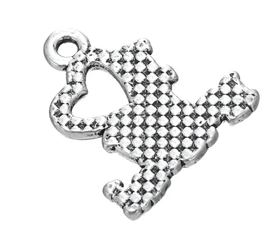 

50pcs I love my husband words link chain drop alloy Pendant charm Handmade earring bracelet necklace Jewelry DIY 18.3*19.6mm