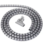 Трубчатые зажимы для хранения проводов, органайзер для проводов, защитная трубка для проводов, гибкое спиральное устройство управления