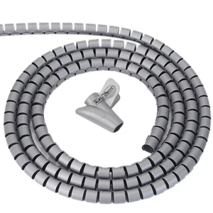 Трубчатые зажимы для хранения проводов, органайзер для проводов, защитная трубка для проводов, гибкое спиральное устройство управления