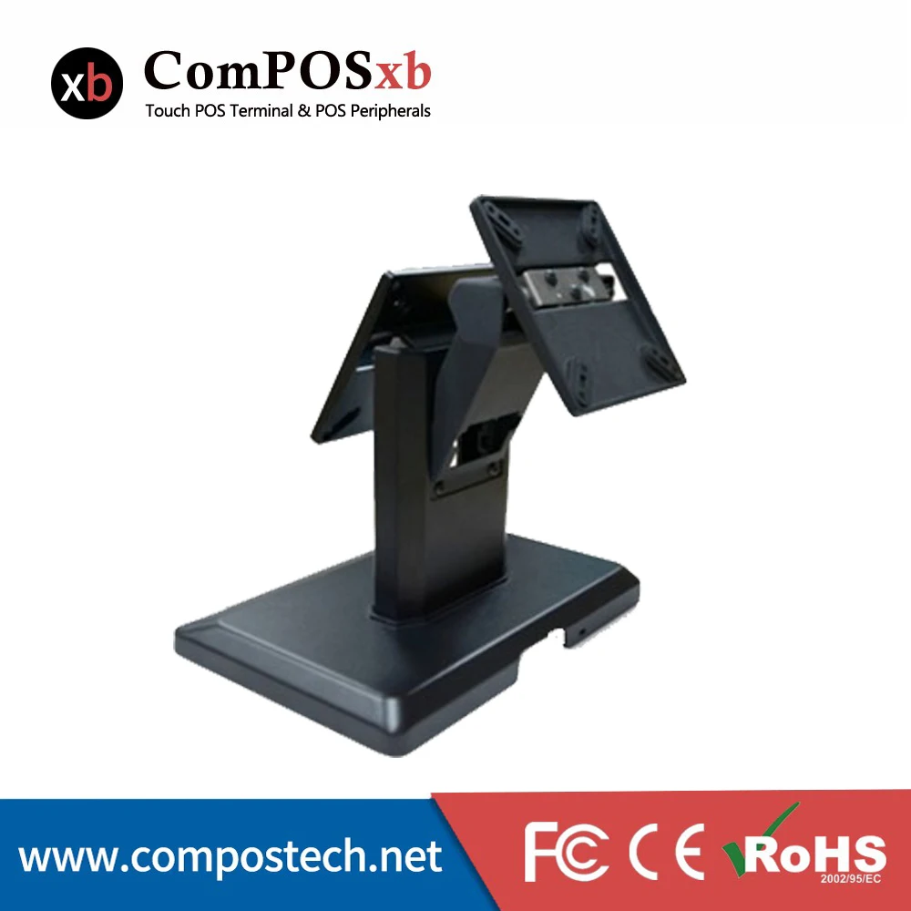 

Dual Screen Vesa Monitor Base Desk Mount Stand For POS Monitor