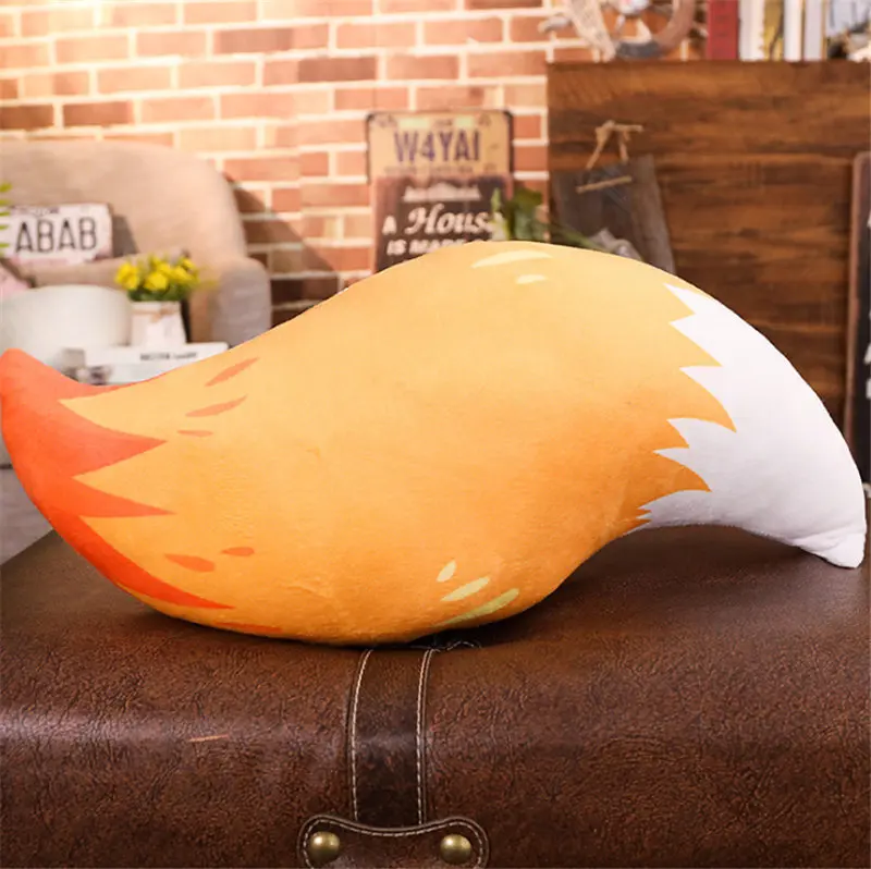 45cm Аниме плюшевые подушки Sewayaki kitsune no senko-san fox miss tail Двусторонняя Подушка косплей мультфильм для взрослых и детей унисекс - Color: 45cm