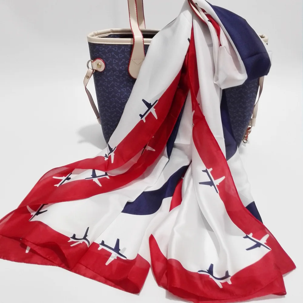 Шелковый шарф однотонные Цветные Шарфы платок шаль хиджаб роскошный фирменный