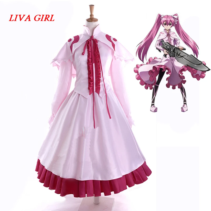 

Длинное платье для косплея Liva girl из аниме Akame ga Kill Mine