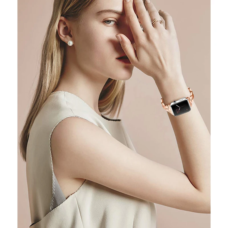 Металлический браслет для apple watch band/38 мм 40 42 44 iwatch series 6/5/se/4/3/2|Ремешки часов| |