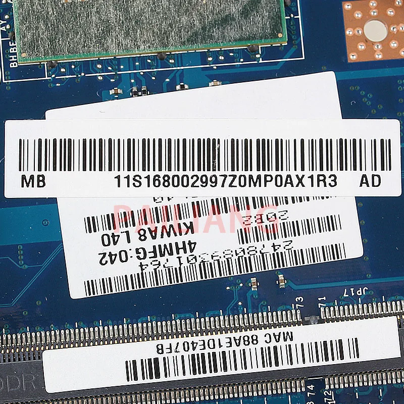 Материнская плата для ноутбука lenovo G550 PC материнская плата KIWA7 LA-5082P tesed DDR3