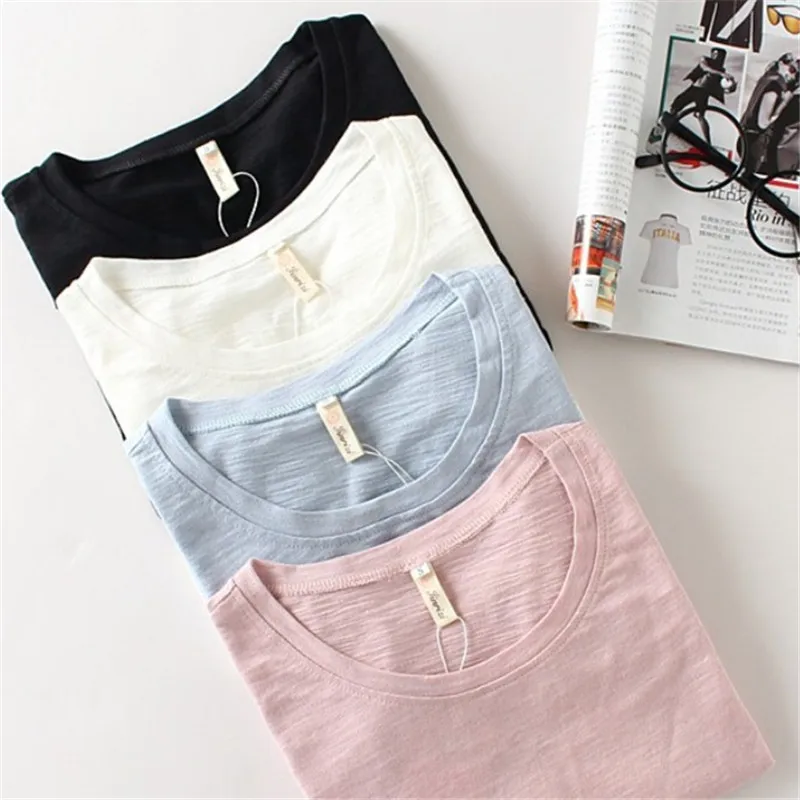 2018 женская брендовая одежда летняя футболка с коротким рукавом и круглым вырезом