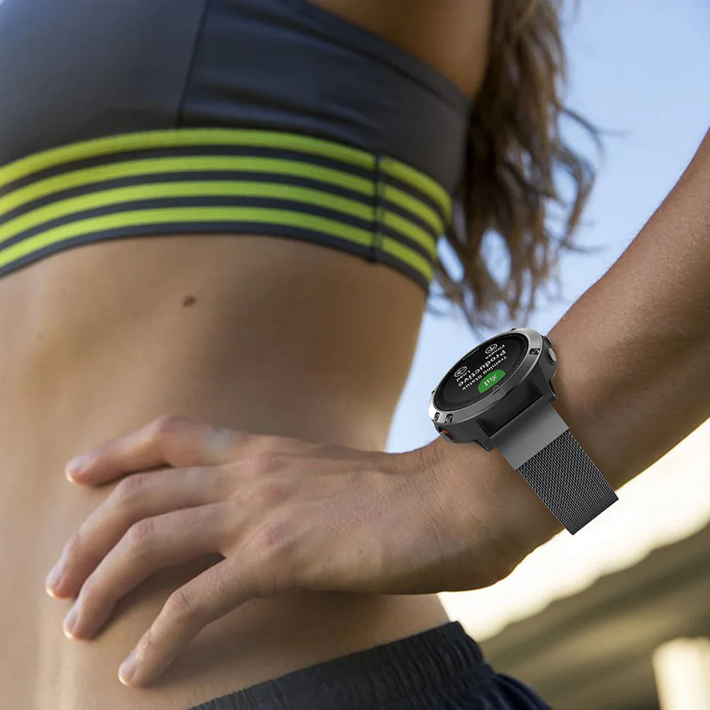 Быстросъемный ремешок для часов Garmin Fenix 5 GPS из нержавеющей стали сменный наручных