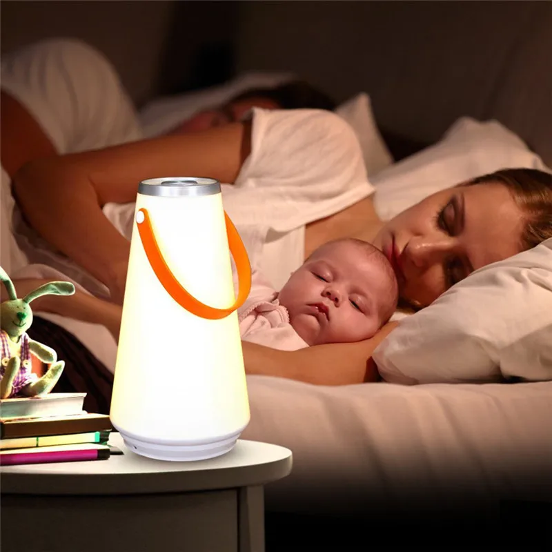

Portable Night Light LED Outdoor Camping Light Retro Dimmable bucket Night Light Touch Sensor Control Camping Light For Gifts