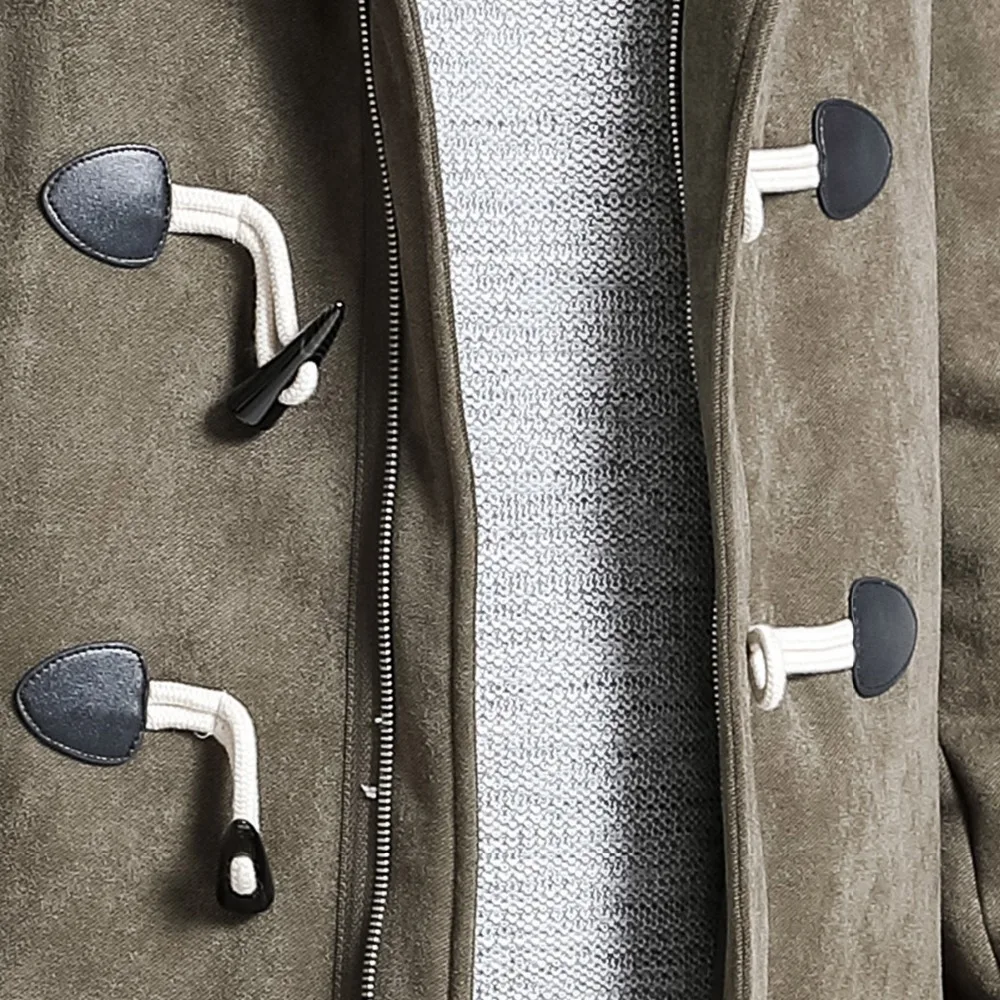 Мужская куртка из искусственной замши SIMWOOD повседневная теплая длинная